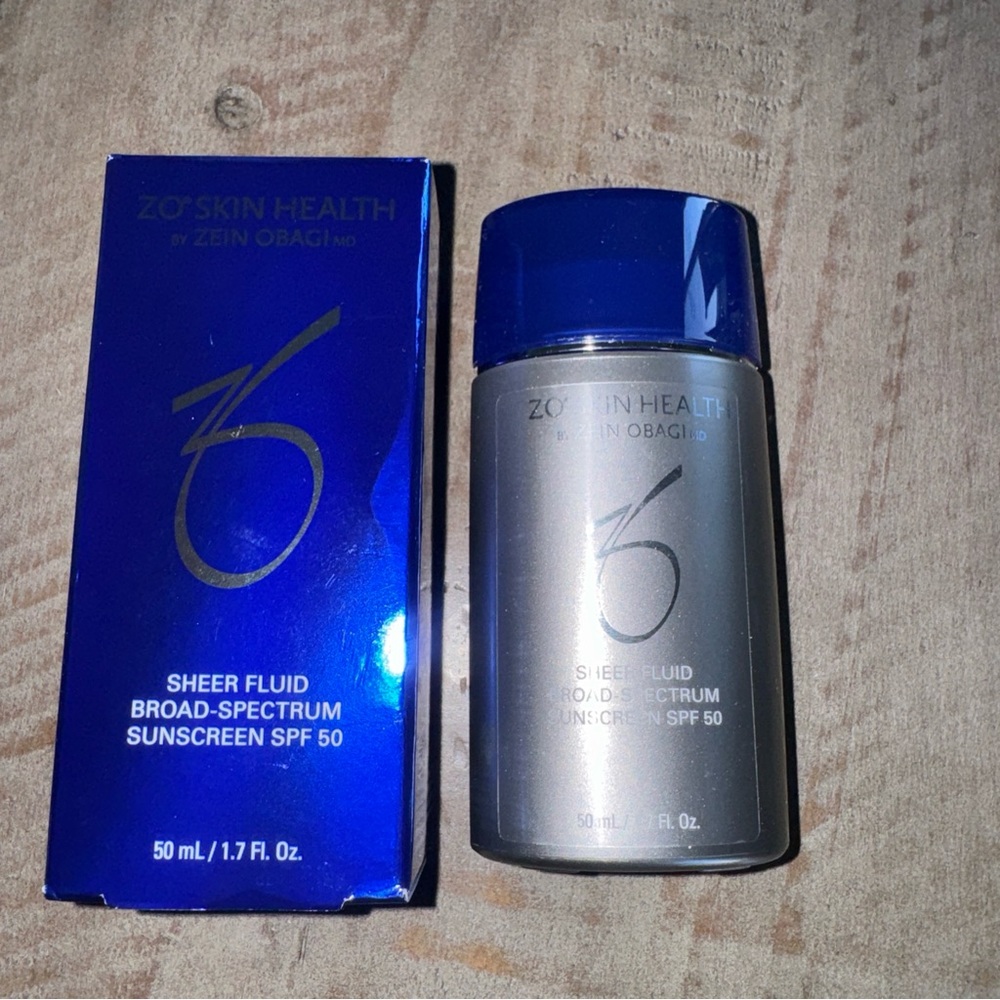 ZO Skin Health sheer fluid broad spectrum sunscreen. SPF 50. 1.7 oz